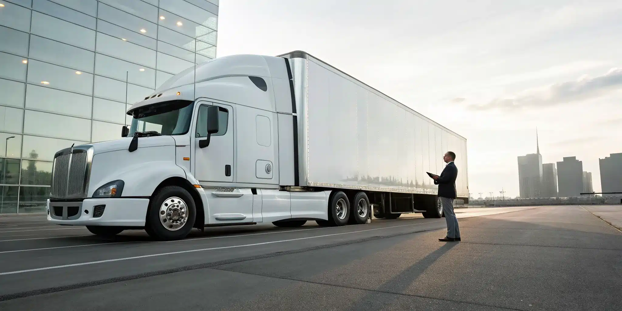 owner-operator-percentage-pay-a-simple-guide-688356 Owner operator calculating percentage pay from a rate sheet by their truck.